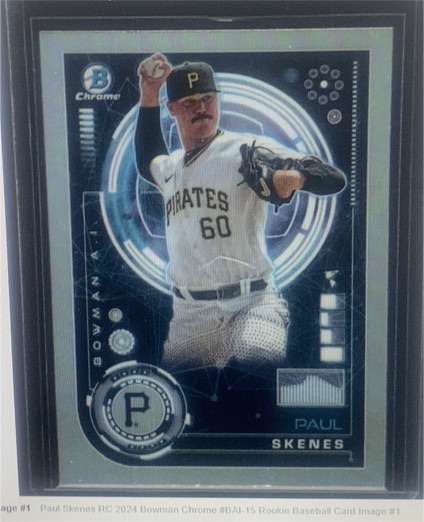 2024 Bowman Chrome #BAI-15 Paul Skenes — front