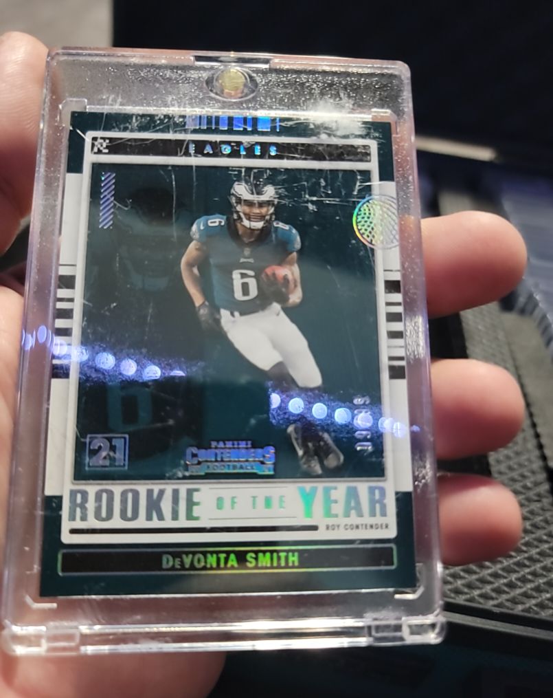 2021 Panini Contenders Rookie of the Year #ROY-DSM DeVonta Smith — front