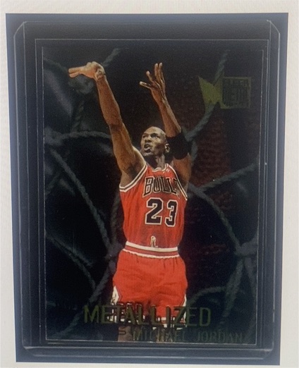 1996-97 Fleer Metal #128 Michael Jordan Metallized — front
