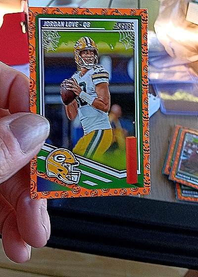 2025 Panini Score #119 Jordan Love — front