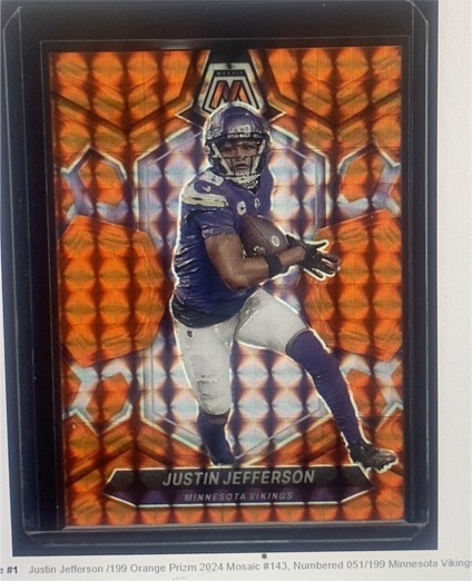 2024 Panini Mosaic #143 Justin Jefferson — front