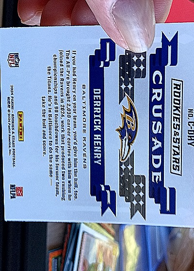 2024 Panini Rookies & Stars Crusade #C-DHY Derrick Henry — back