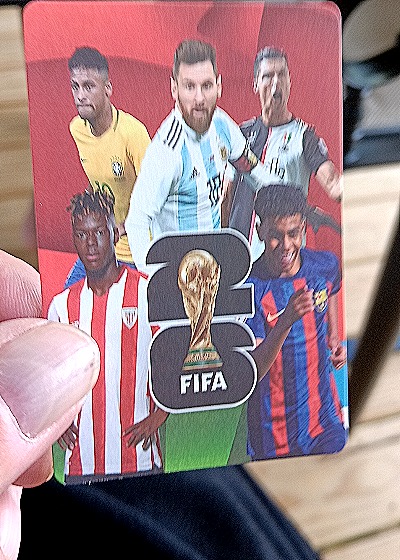 2024-25 Panini Select FIFA Soccer Terrace #7 Lamine Yamal FC Barcelona — back