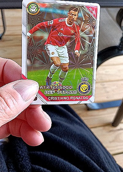 2022 Unknown Cristiano Ronaldo Manchester United Soccer Card — front