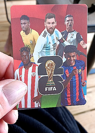 2022 Unknown Cristiano Ronaldo Manchester United Soccer Card — back