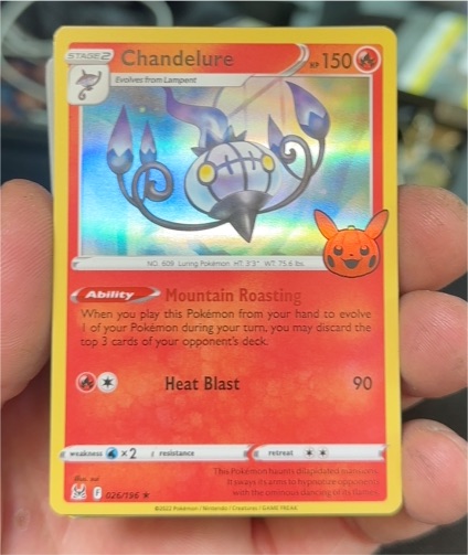 2023 Pokémon Trick or Trade #026 Chandelure — front