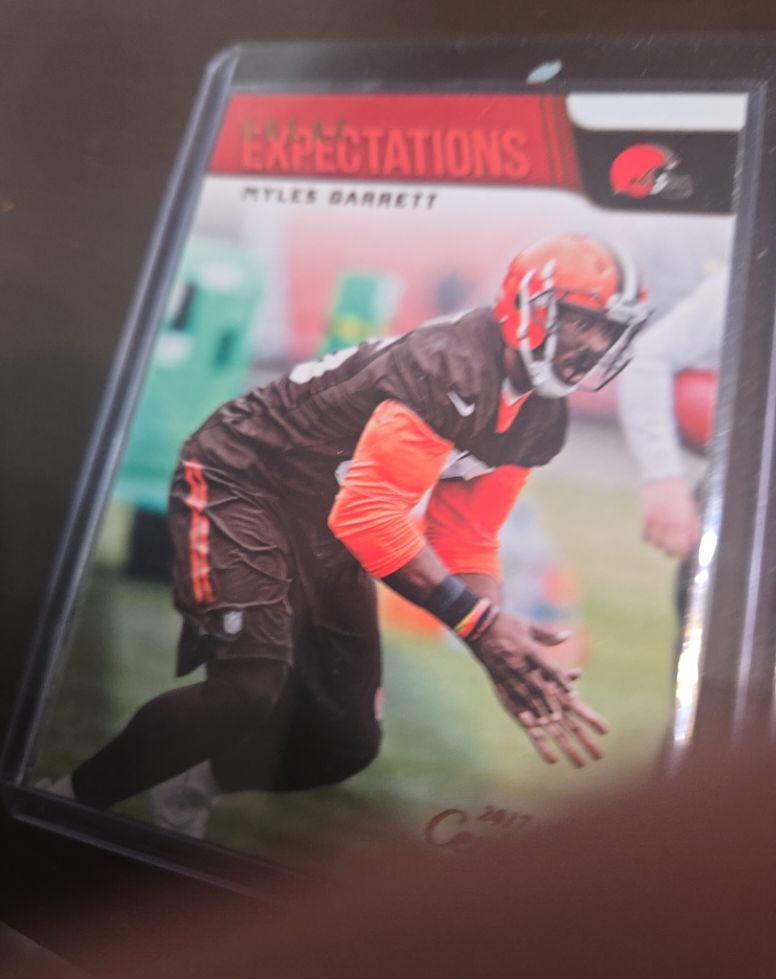2017 Certified Cuts Great Expectations #14 Myles Garrett Rookie RC — front