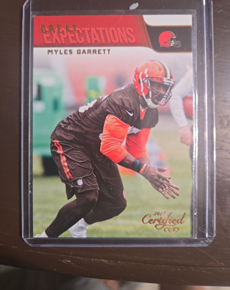 2017 Panini Certified Cuts #14 Myles Garrett — front
