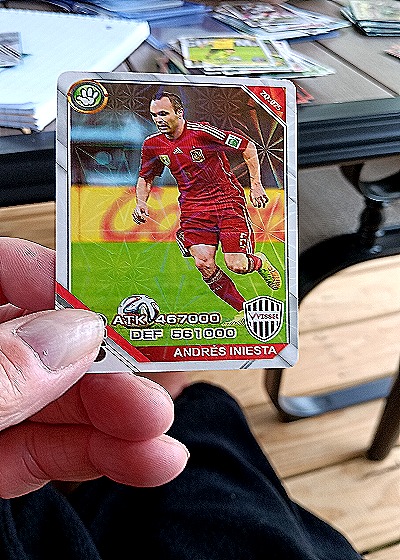 2022 Panini FIFA World Cup Andrés Iniesta — front