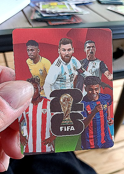 2022 Panini FIFA World Cup Andrés Iniesta — back