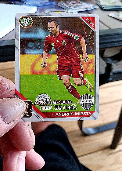 2022 Panini Soccer Andres Iniesta Vissel Kobe — front