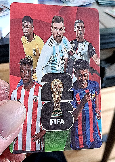 2022 Panini FIFA World Cup #3 Lionel Messi — back