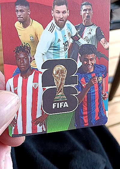 2022 Panini FIFA World Cup #2 Duván Zapata — back