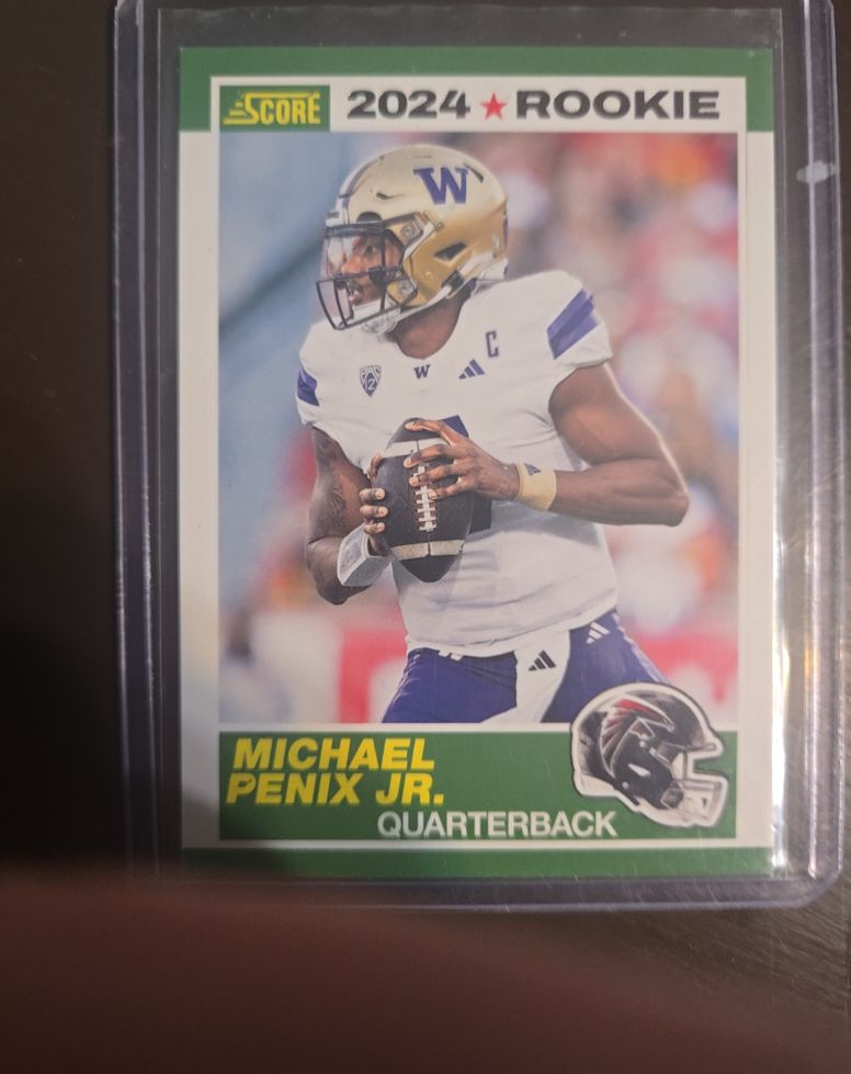 2024 Score 35th Anniversary Rookie #7 Michael Penix Jr. — front
