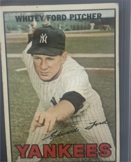 1967 Topps #5 Whitey Ford — front