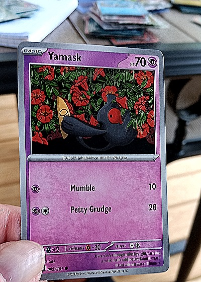 2024 Pokémon SV08: Surging Sparks #82 Yamask — front