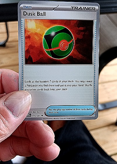 2023 Pokémon SV08: Surging Sparks #175 Dusk Ball — front
