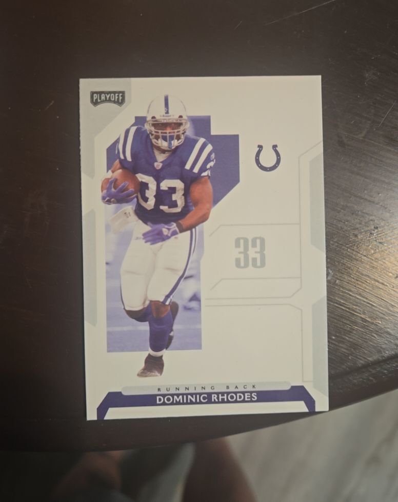 2006 Playoff #33 Dominic Rhodes — front