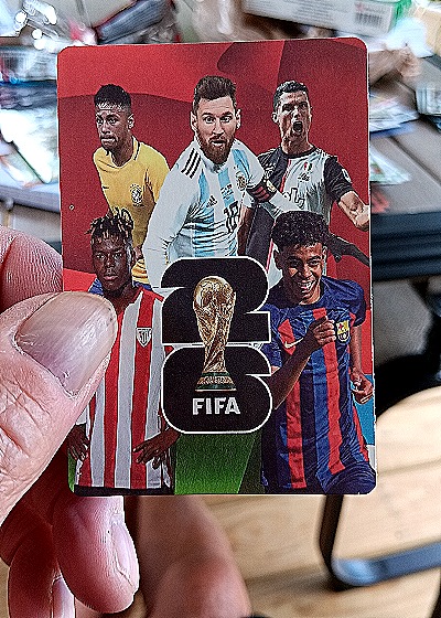 2022 Panini FIFA World Cup Lionel Messi #22 — back