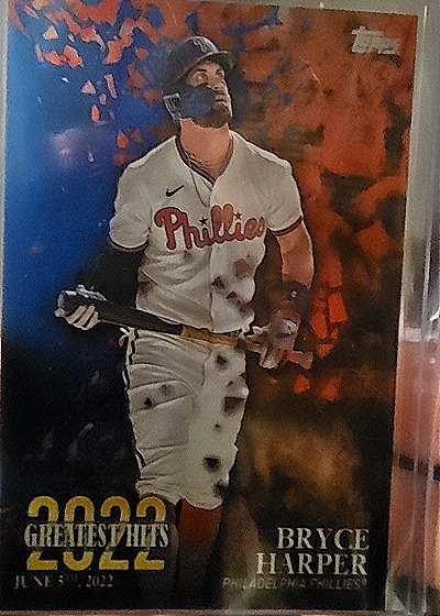 2023 Topps #22GH-12 Bryce Harper 2022 Greatest Hits — front