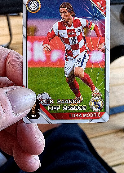 2022 Zelocity Soccer #Zelo91 Luka Modric — front