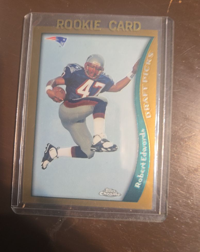 1998 Topps Chrome #13 Robert Edwards Rookie Card — front
