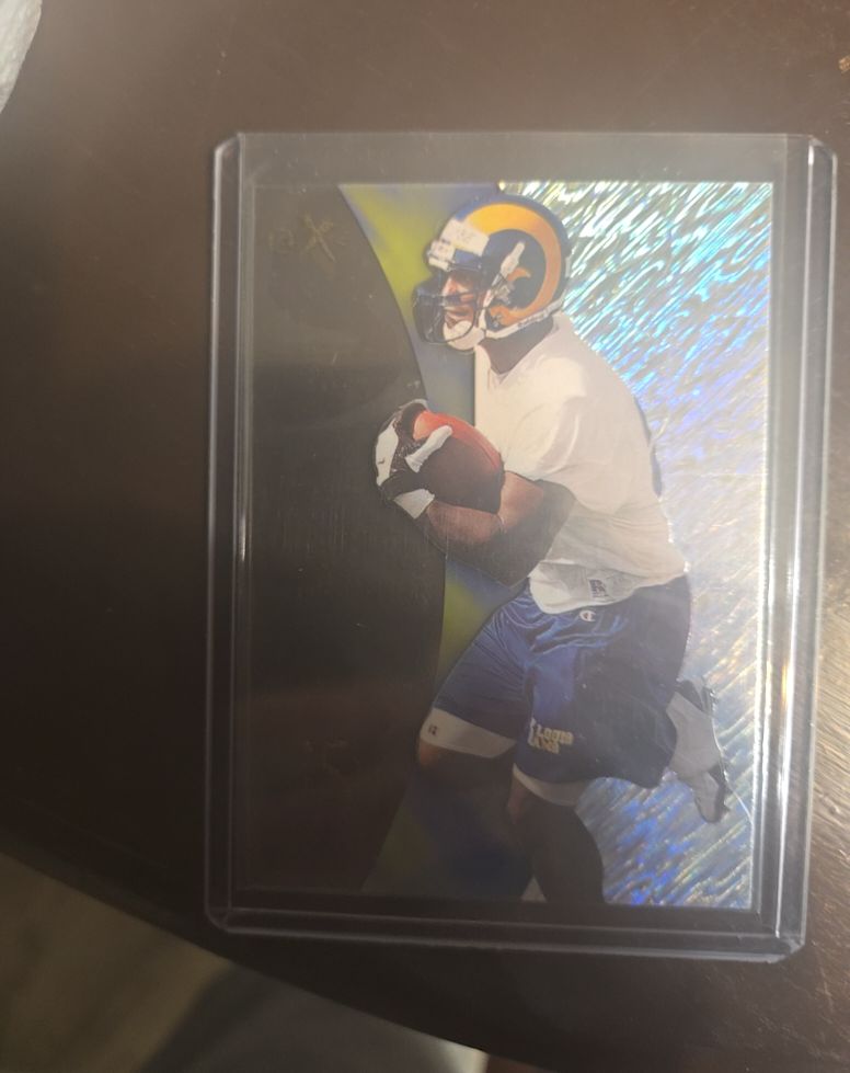 1996 Fleer Metal Football #143 Lawrence Phillips Rams Rookie RC Nebraska NFL — front