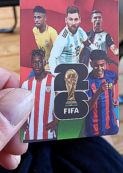 2022 Panini FIFA World Cup #3 Lionel Messi — back