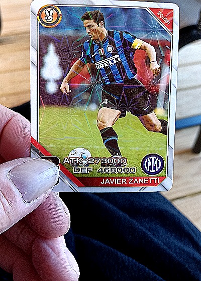 2007 Panini Match Attax #20/081 Javier Zanetti — front