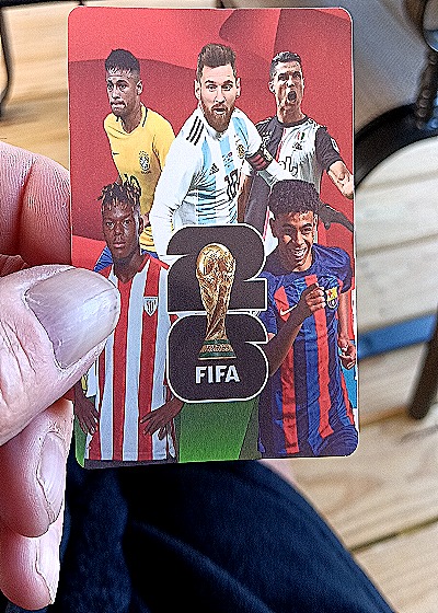 2022 FIFA World Cup Official Card — back