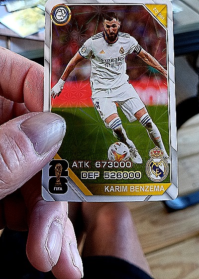 2022 Panini FIFA World Cup #20 061 Karim Benzema — front