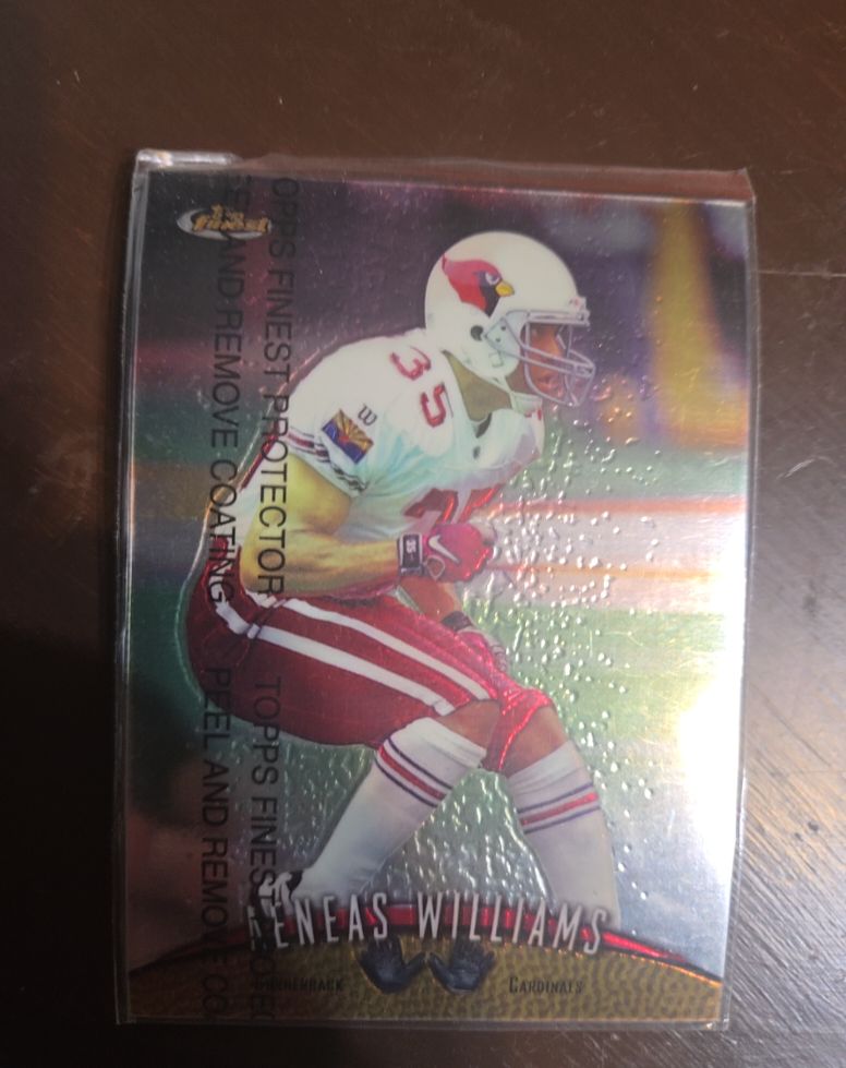 1998 Topps Finest #28 Aeneas Williams — front