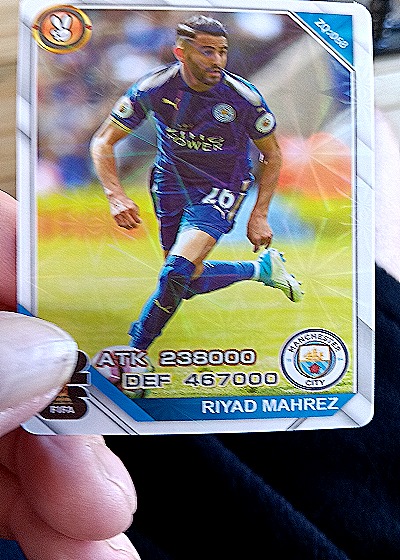 2020 Topps UEFA Club Competitions #20 Riyad Mahrez — front