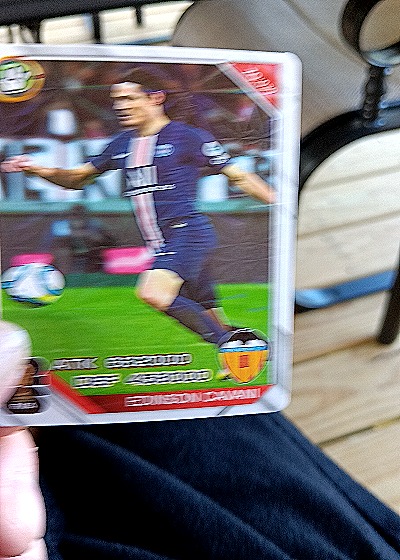 2003-04 Panini Megacracks Gold Foil #365 Edinson Cavani — front