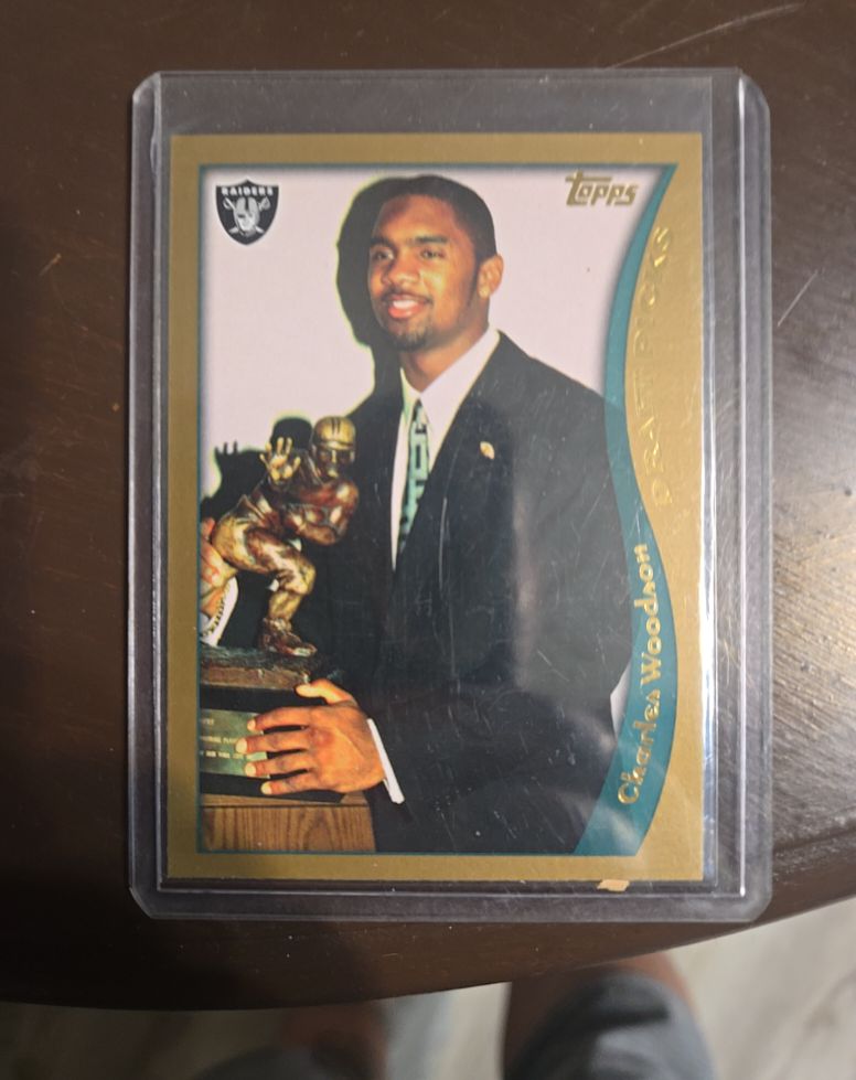 1998 Topps #356 Charles Woodson Rookie Card — front