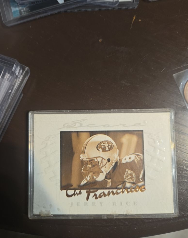 1997 Score The Franchise #5 Jerry Rice — front