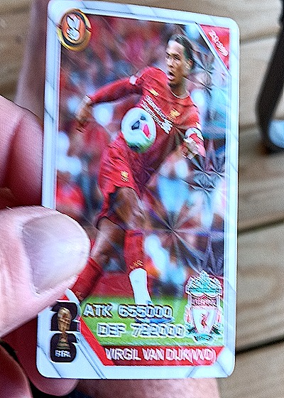2022 Topps UEFA Champions League Virgil van Dijk #WD-01 — front
