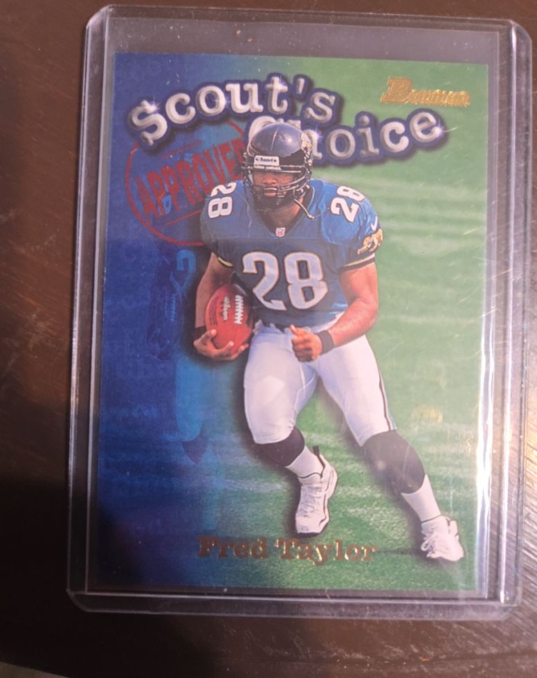 1998 Bowman Scout's Choice #SC9 Fred Taylor — front