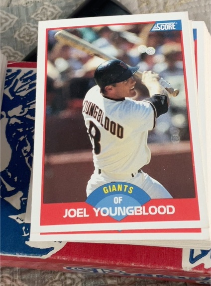 1989 Score #539 Joel Youngblood — front