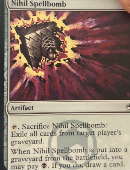 2018 Magic The Gathering Masters 25 #226 Nihil Spellbomb — front