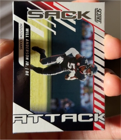 2025 Score Sack Attack Will Anderson Jr. — front