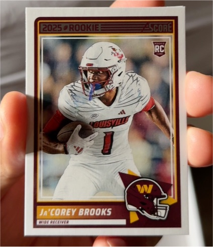 2025 Panini Score #RC Ja'Corey Brooks — front