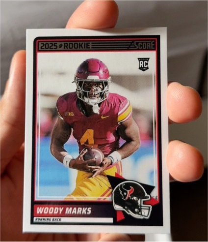 2025 Panini Score #43 Woody Marks — front