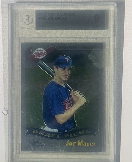 2002 Topps Chrome #622 Joe Mauer — front