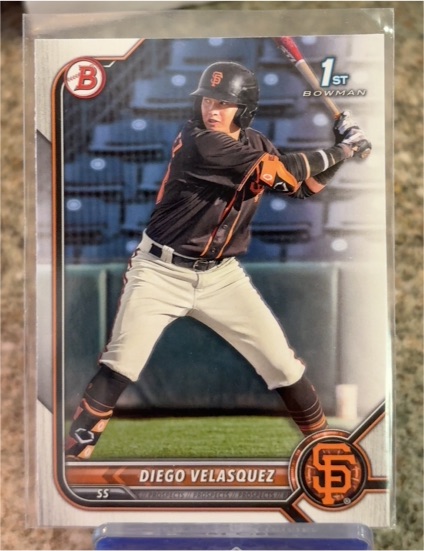 2022 Bowman #BP-110 Diego Velasquez — front