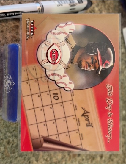 2002 Fleer Tradition This Day in History #17 Ken Griffey Jr. — front