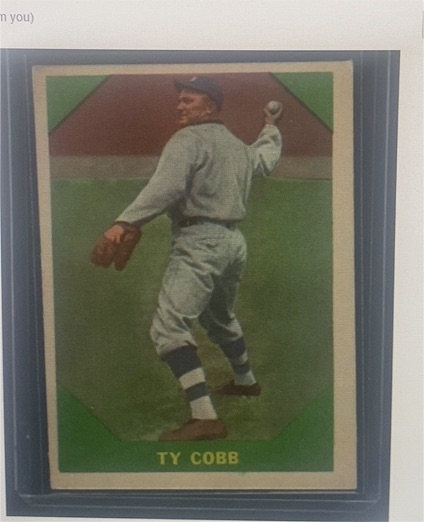 1960 Fleer #42 Ty Cobb — front