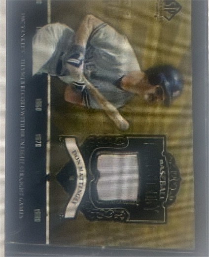2007 Upper Deck Game Materials #UD-MT Mark Teixeira — front