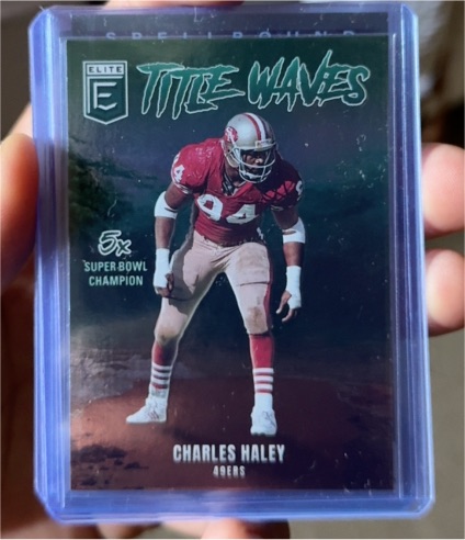 2025 Donruss Elite Title Waves #4 Charles Haley — front
