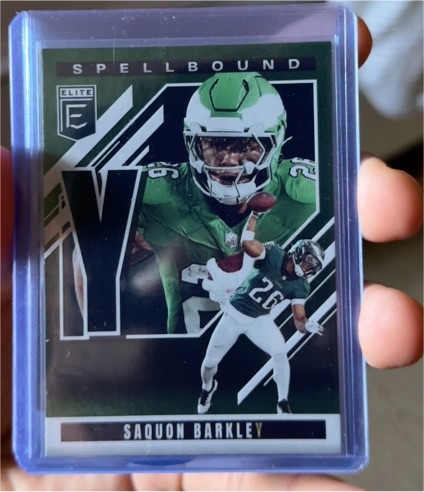 2025 Panini Donruss Elite #7 Saquon Barkley Spellbound Y — front